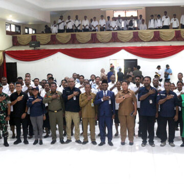 Pelantikan PPS Yapen Pemkab Kepulauan Yapen Tegaskan Komitmen Dukung Suksesnya PSU Pilgub Papua