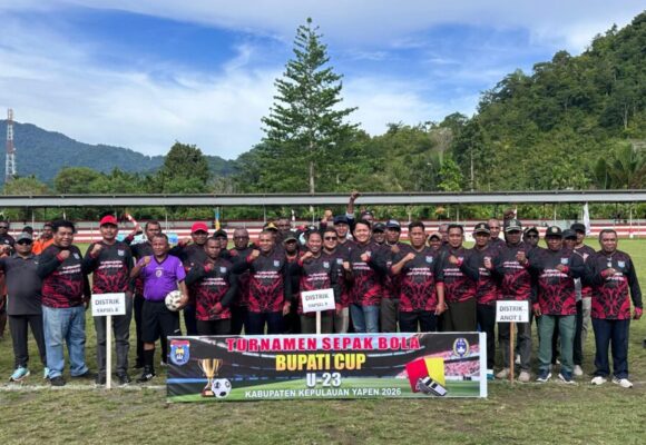 Bupati Cup U-23 Jadi Titik Bangkit Sepak Bola Kepulauan Yapen