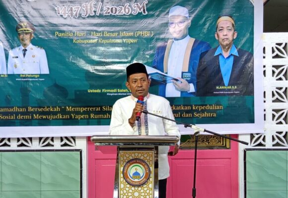 Safari Ramadhan 1447 H di Yapen Dimulai dari Masjid Al-Hidayah Menawi