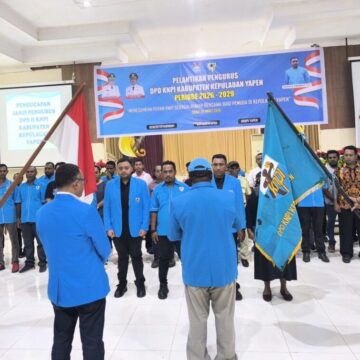 Pelantikan KNPI Yapen Tegaskan Satu Hal: Pemuda Harus Bersatu atau Tertinggal