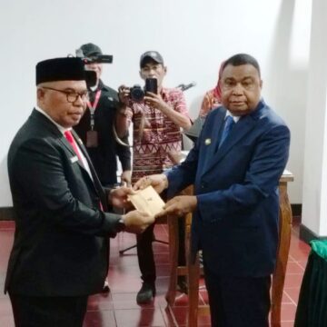 Bupati Kepulauan Yapen Lantik Cyfrianus Y. Mambay sebagai Pj Sekda, Soroti Dana Kampung dan Pelayanan Publik